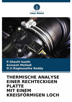 Thermische Analyse Einer Rechteckigen Platte Mit Einem Kreisförmigen Loch