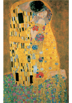 Puzzle Piatnik Metalizowane Klimt, Pocałunek, 1000