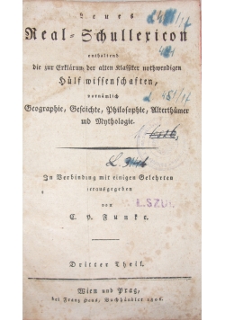 Real Schullericon, 1806r.