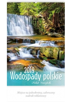 Kalendarz 2019 Reklamowy Wodospady Polskie RW7