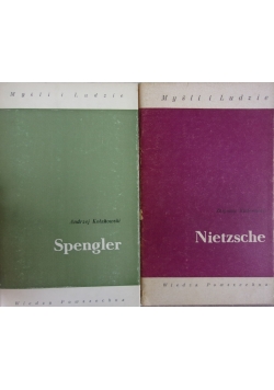 Myśli i ludzie Spengler , Nietzsche , 2 książki
