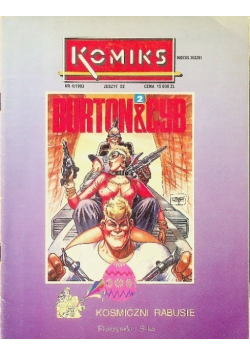 Komiks Nr 4  Burton and Cyb Kosmiczni rabusie