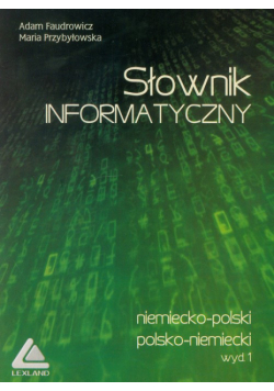 Słownik informatyczny niemiecko-polski polsko-niemiecki