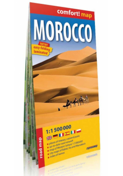 Morocco, laminowana mapa samochodowa 1:1 500 000, ExpressMap