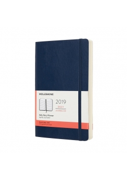 Kalendarz 2019 dzienny 12ML szafirowy