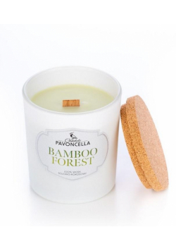 Świeczka sojowa Bamboo Forest biała 135g