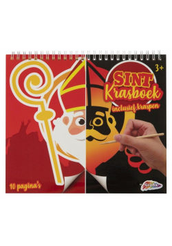 Scratchbook A4/10 z obrazkami świątecznymi