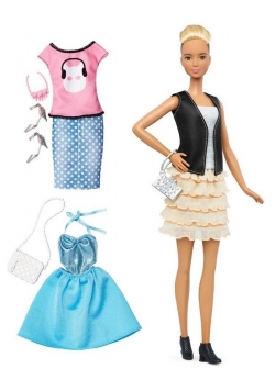 Barbie Fashionistas. Leather & Ruffles
