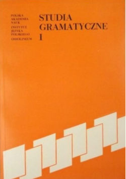 Studia gramatyczne I