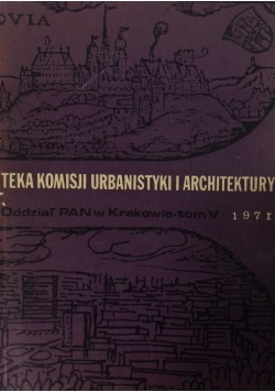 Teka komisji urbanistyki i architektury Tom V