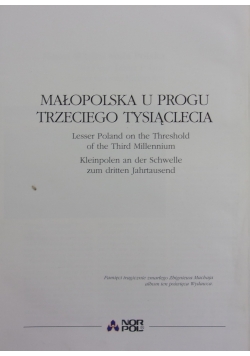 Małopolska u progu trzeciego tysiąclecia
