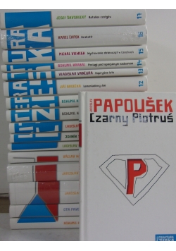 Literatura czeska. Zestaw 17 książek + DVD