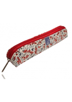 Piórnik mini Kwiatki czerwone PM-24