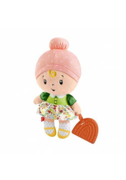 Fisher Price Lalka Przytulanka + gryzak HXK44