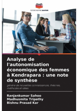 Analyse de l'autonomisation économique des femmes à Kendrapara