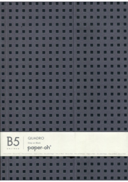 Notatnik B5 Grey on Black