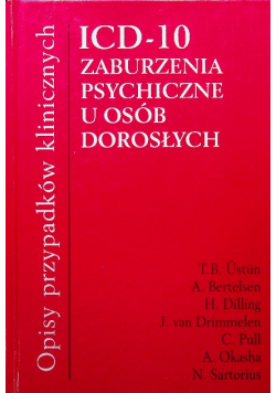 Zaburzenia psychiczne u osób dorosłych