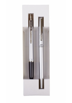 Komplet Zenith Omega Mettalic Gold etui srebrny