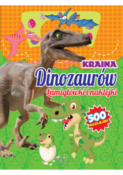 Kraina dinozaurów łamigłówki i naklejki