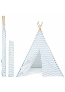 Namiot teepee niebieski