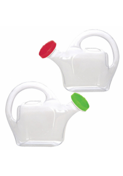 Klasyczna konewka plastikowa przeźroczysta 0,5L