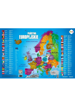 Plansza edukacyjna Mapa Europy HAPPY COLOR