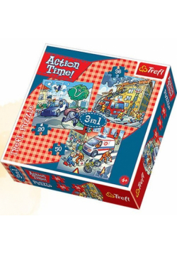 Puzzle Action Time! 3w1 Pogotowie ratunkowe