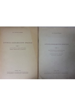 Liturgia sakramentów świętych cz.1-2