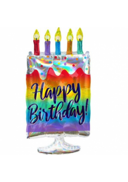 Balon foliowy SuperShape Tort 38x76cm