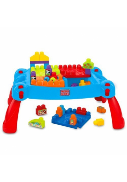 Mega Bloks Stolik z klockami niebieski