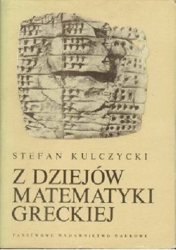 Z dziejów matematyki greckiej