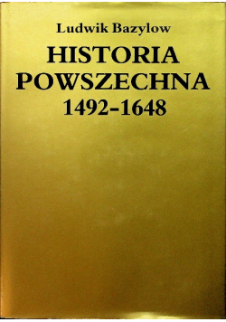 Historia powszechna 1492 1648