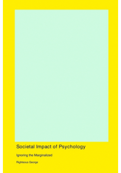 Societal Impact of Psychology