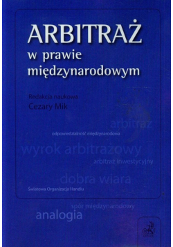Arbitraż w prawie międzynarodowym