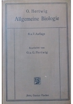 Allgemeine Biologie,1923r.