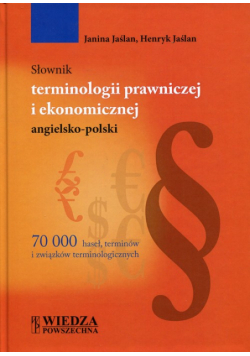 Słownik terminologii prawniczej i ekonomicznej angielsko-polski