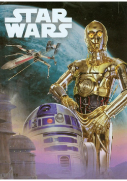 Brulion A5 Star Wars w kratkę 96 kartek Droidy