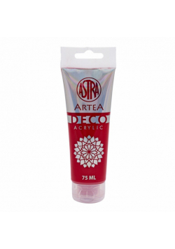 Farba akrylowa Deco Artea 75 ml tuba głęboka czerwień