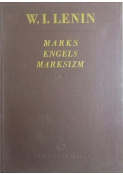 Marks Engels Marksizm 1949 r.