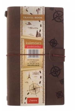 Kalendarz 2019 Podróżnika brązowy ANTRA