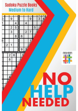 No Help Needed | Sudoku Puzzle Books Medium to Hard