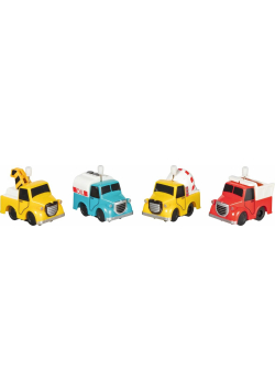 Ciężarówki nakręcane mini Goki 1 szt.mix