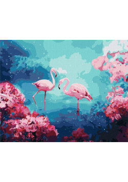 Malowanie po numerach - Magiczne jezioro 40x50cm
