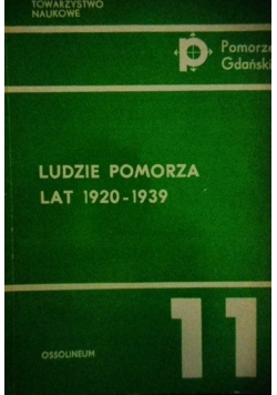 Ludzie pomorza lat 1920-1939