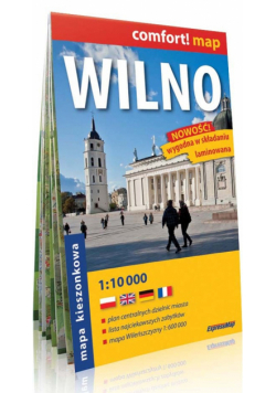 Wilno 1:10 000 kieszonkowy plan miasta