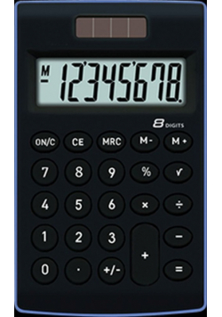 Kalkulator kieszonkowy TR-252-K TOOR 8-pozycyjny czarny