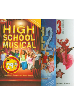 High School Musical Zestaw tom 1-3