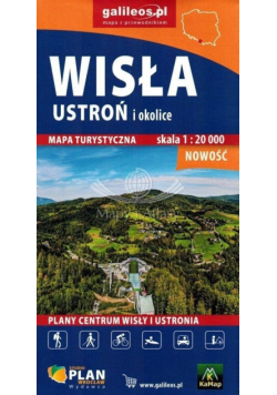 Mapa - Wisła, Ustroń i okolice 1:20 000