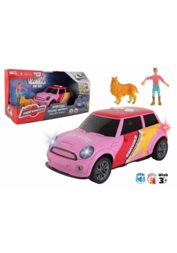 Uliczne szaleństwo - Samochód różowy styl