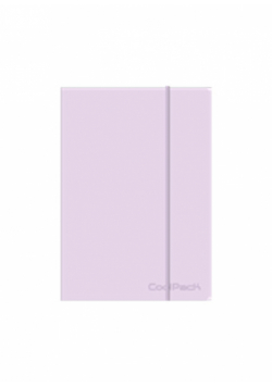Brulion A5 80k linia z gumką Coolpack pastel powder purple